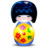 Kokeshi blue Icon